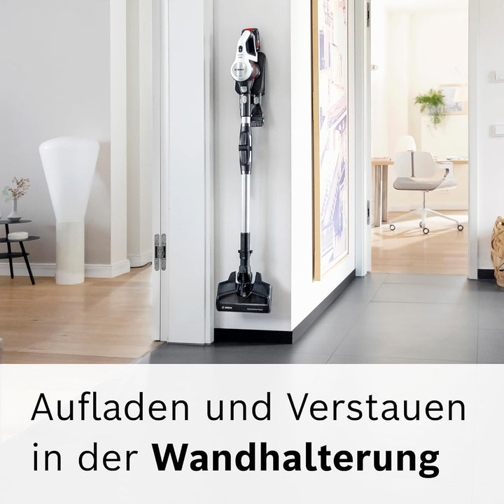 Bosch Akku-Staubsauger Unlimited 7 BSS711W, kabelloser Handstaubsauger, beutellos, Wechselakku, Knic