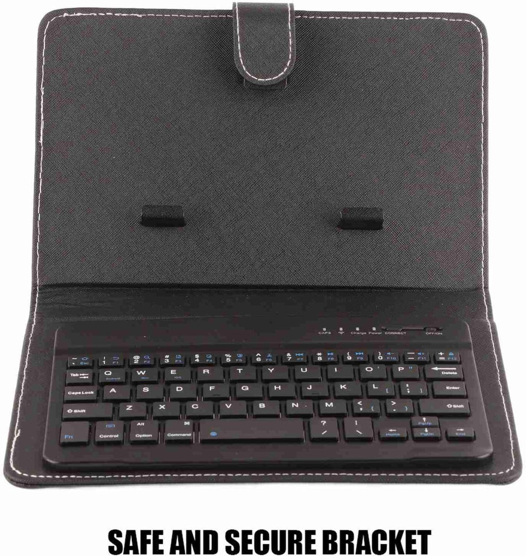 Universelle kabellose Bluetooth Tastatur mit Schutzhülle, tragbarer Tastatur und Ständer mit 2 in 1