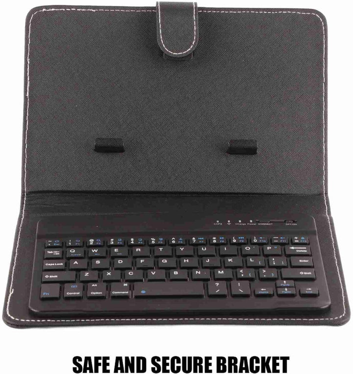 Universelle kabellose Bluetooth Tastatur mit Schutzhülle, tragbarer Tastatur und Ständer mit 2 in 1