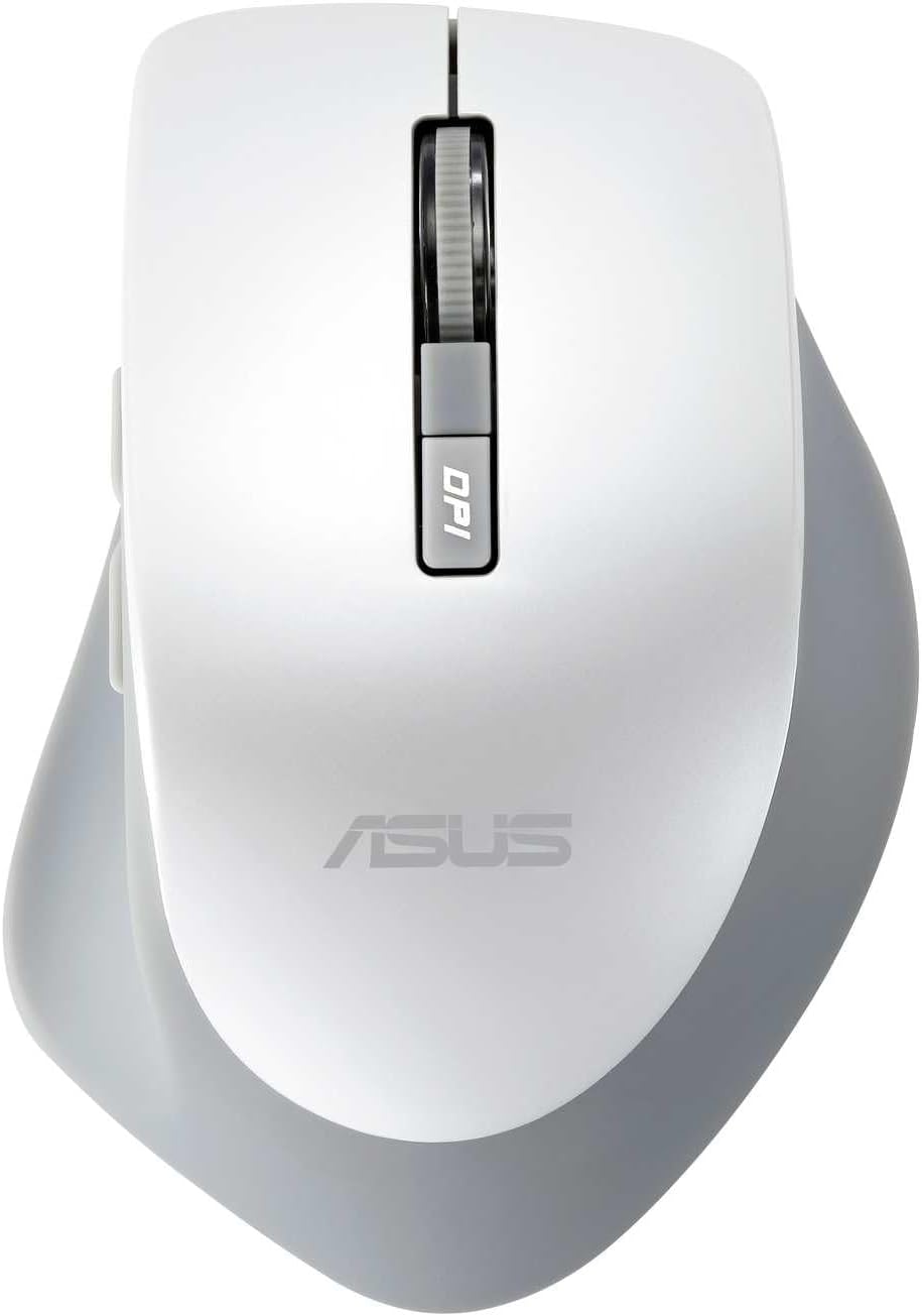 Asus WT425 Optische Maus (wireless, USB) weiss Weiss, Weiss