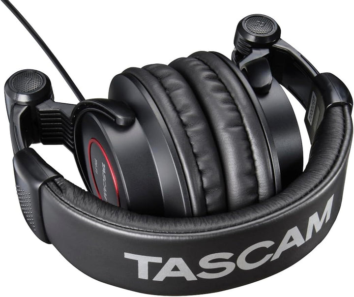 TASCAM TH-11 Studio-Kopfhörer schwarz/rot, schwarz/rot