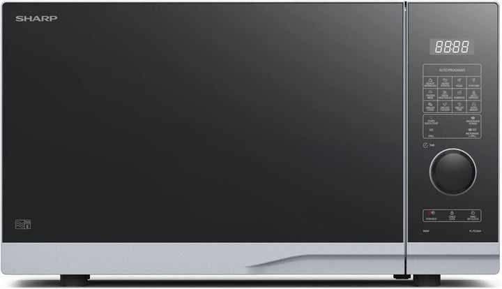 SHARP PG284AES Mikrowelle mit Grill (Mikrowelle: 900W, Grill: 1000W, 10 Leistungsstufen, Auftaufunkt