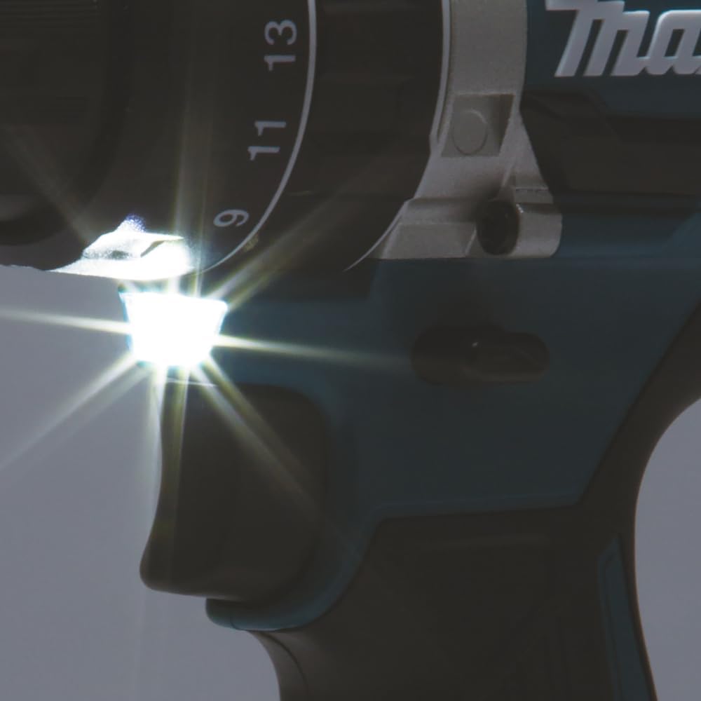 Makita DHP484RTJ Akku-Schlagschrauber 18V / 5,0Ah, 2 Akkus, Ladegerät im MAKPAC, 450 W, 18 V, Blau,