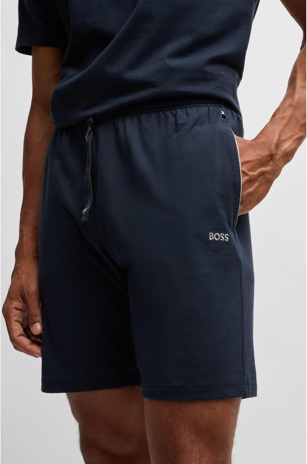 BOSS Herren Homewear Kurze Hose Freizeithose Mix&Match Short CW, S Dark Blue403
