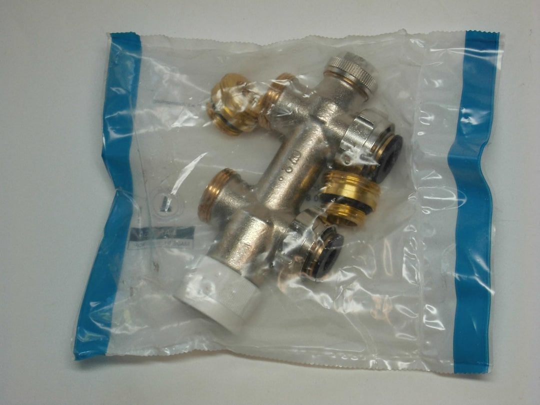 Oventrop Multiblock T Anschlussarmatur Durchgang mit Voreinstellung DN 15 (1/2") 50 mm