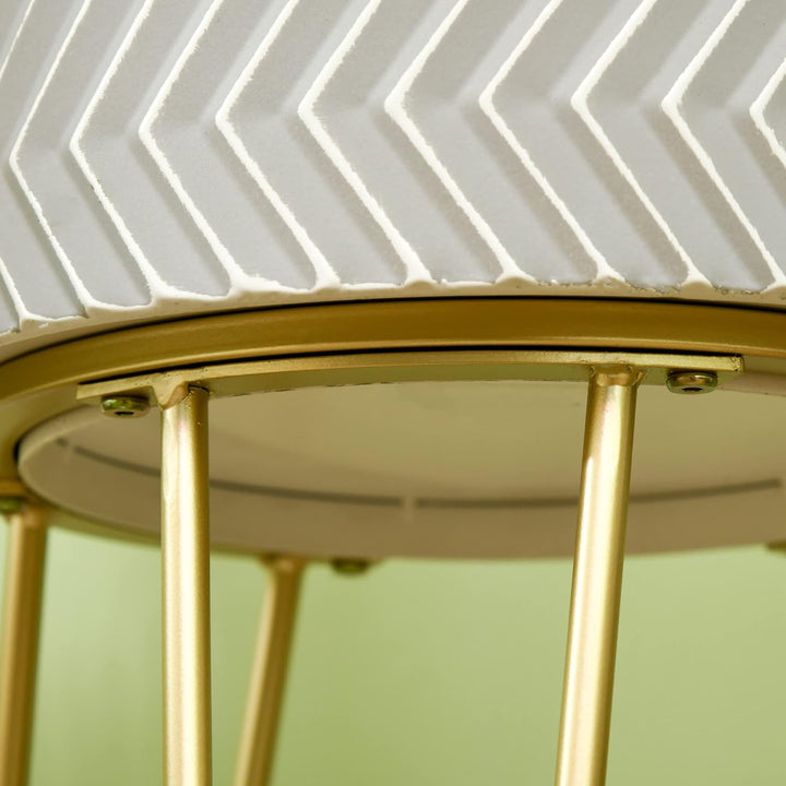 Outsunny 2er-Set Pflanzenständer, Pflanztöpfe, Blumenständer, Blumentöpfe mit Gestell, Übertopf, Blu