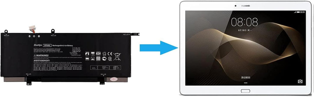 Duotipa Ersatzakku Batterie SP04XL kompatibel mit HP Spectre X360 13-AP0000NA HSTNN-IB8R HSTNN-OB1B