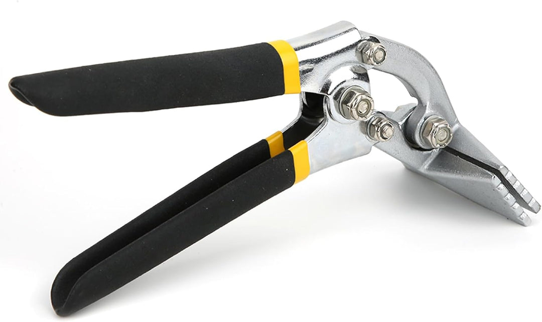 Blechbiegezange, 6-Zoll-Falzzange, multifunktionales, gerades Metall-Biegezangenwerkzeug, rutschfest