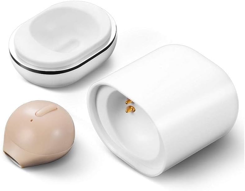 SZHTFX Mini-Ohrhörer, Bluetooth, In-Ear, Mikrofon, klein, unsichtbar, mit Schnellladung, 260 mAh, ka