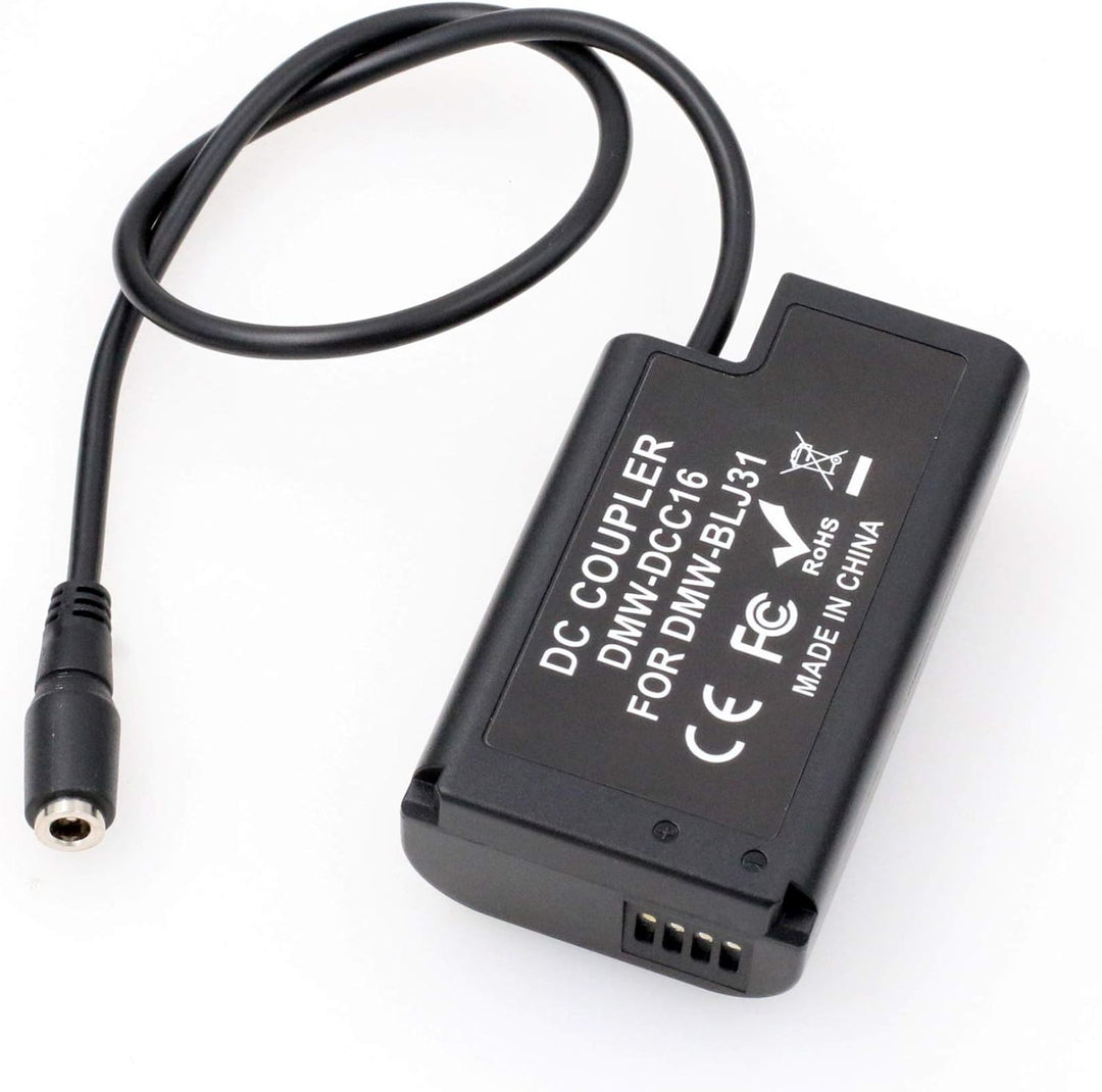 HangTon V-Mount D-Tap an Dummy-Batterie DMW-DCC16 DC-Koppler für Panasonic Lumix DC-S1 S1M S1H S1R S