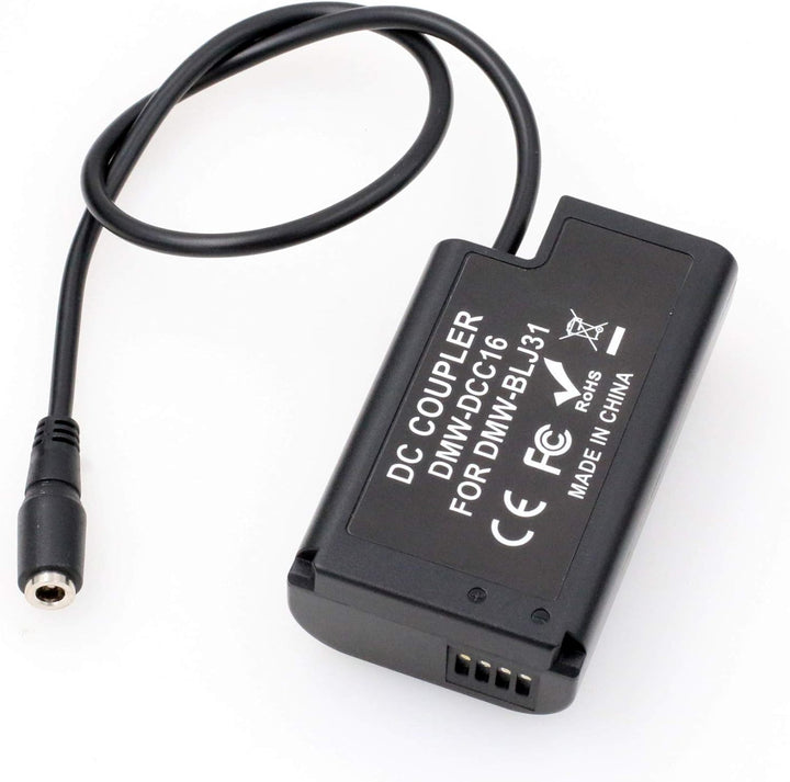 HangTon V-Mount D-Tap an Dummy-Batterie DMW-DCC16 DC-Koppler für Panasonic Lumix DC-S1 S1M S1H S1R S