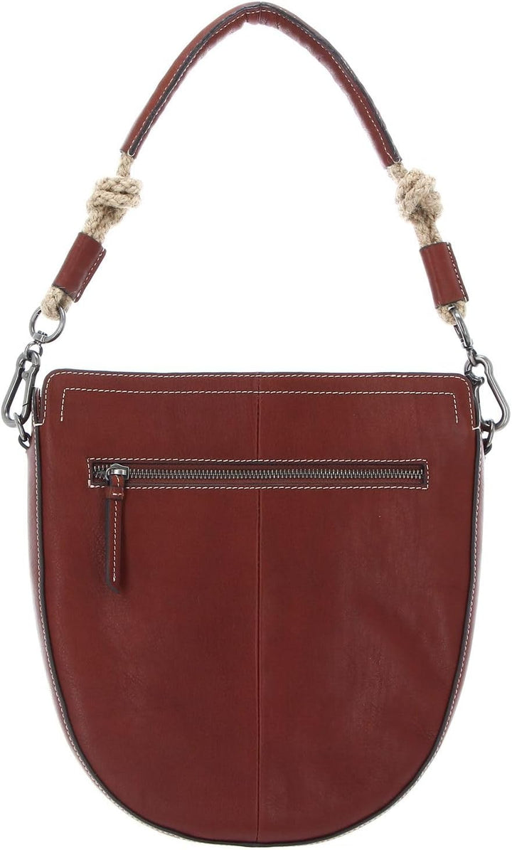 FREDsBRUDER Veg Tan Collection Sailor Shoulder Bag Dark Cognac