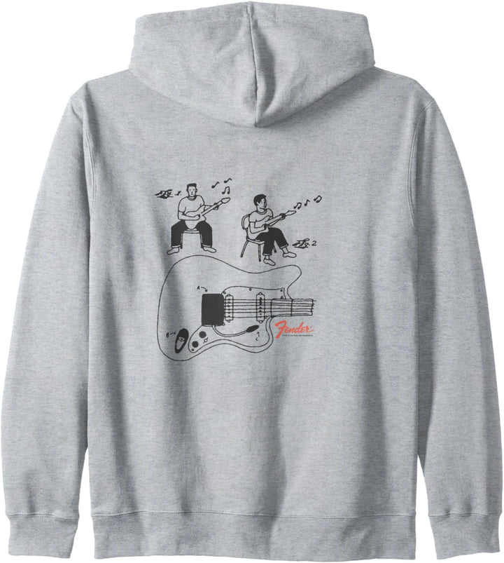 Fender Fine Electric Instruments Pocket Size Classic Logo Kapuzenjacke