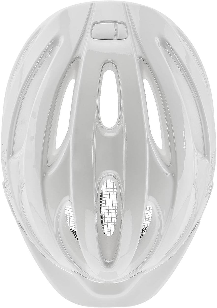 uvex True Fahrradhelm - White-Silver white-silver 52-55 cm Single, white-silver 52-55 cm Single
