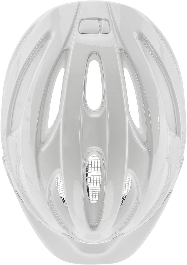 uvex True Fahrradhelm - White-Silver white-silver 52-55 cm Single, white-silver 52-55 cm Single