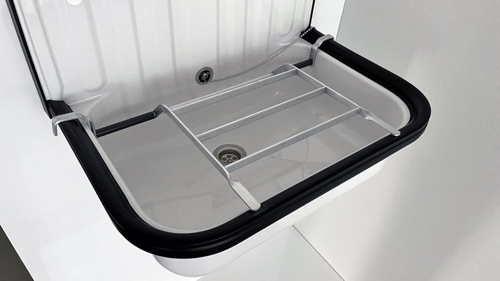 Alape˘ Alurost für Alape Ausgussbecken aus robustem Aluminium, für Keller, Waschküche, Garten, Garag