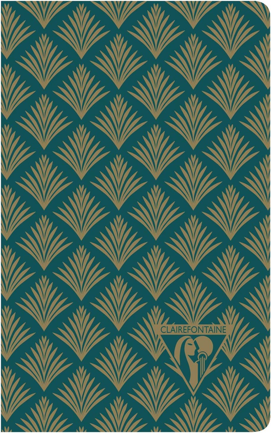 Clairefontaine 192086C - Packung mit 12 Notizbücher Neo Deco Kollektion Winter, 7,5x12 24 Blatt lini