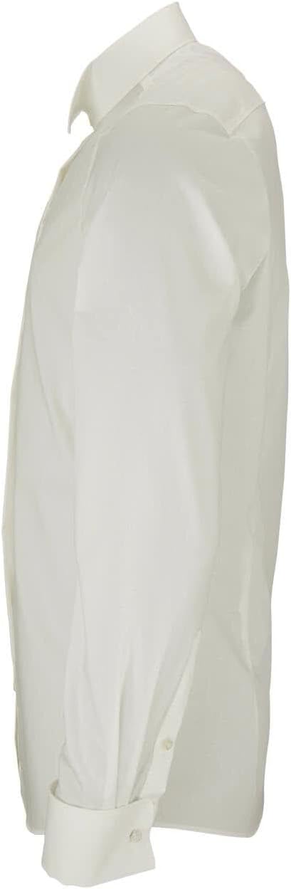 OLYMP Level Five Body fit Gala Hemd Langarm Stretch weiss 36 Beige, 36 Beige