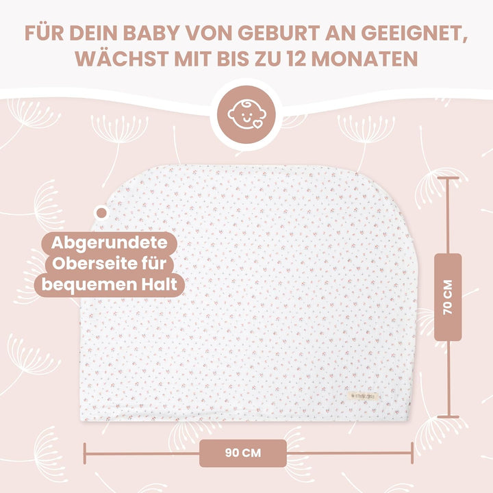 MIMUSELINA Babydecke Baumwolle 90x70 cm | Babydecke Winter und Herbst | Baby Decke neugeborenen Warm