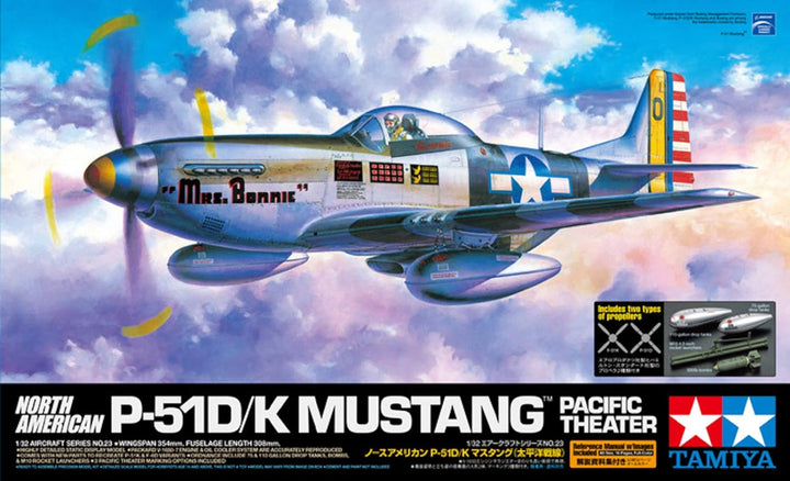 Tamiya 300060323 - 1:32 P-51D / K Mustang Pacific