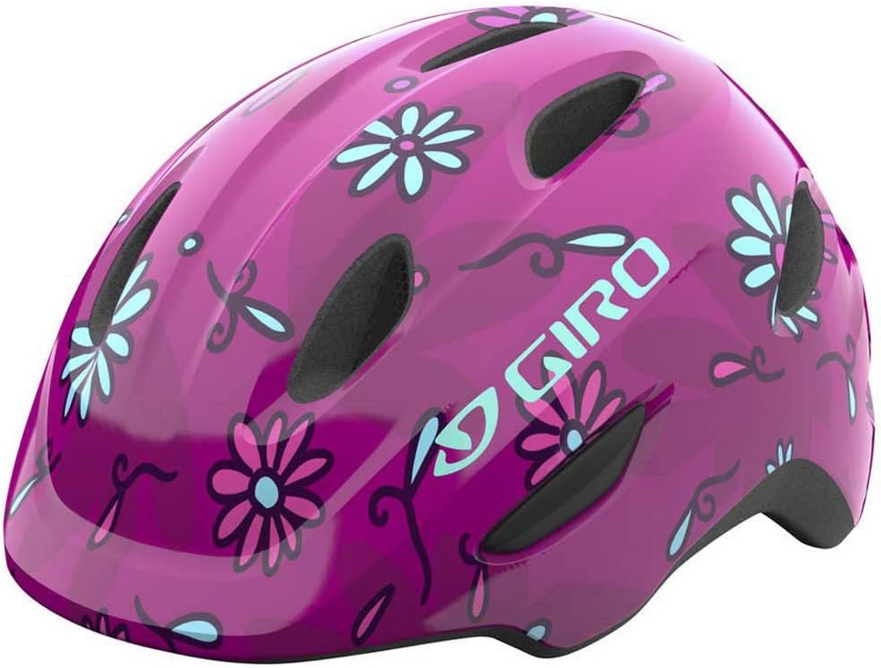Giro Unisex Jugend Scamp Fahrradhelme XS Pink Street Sugar Daisies 22, XS Pink Street Sugar Daisies