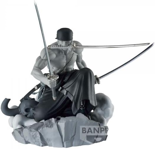 Banpresto BP19397 One Piece Actionfigur Roronoa Zoro, Dioramatic (The Tones), 15 cm, Mehrfarbig