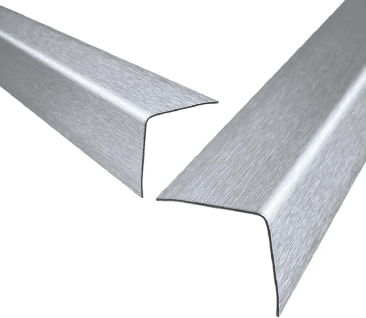 Edelstahl Winkelprofil 2500mm 90 Grad Winkelprofil 25x25 mm Schenkelinnenmass aus Edelstahl k240 ges