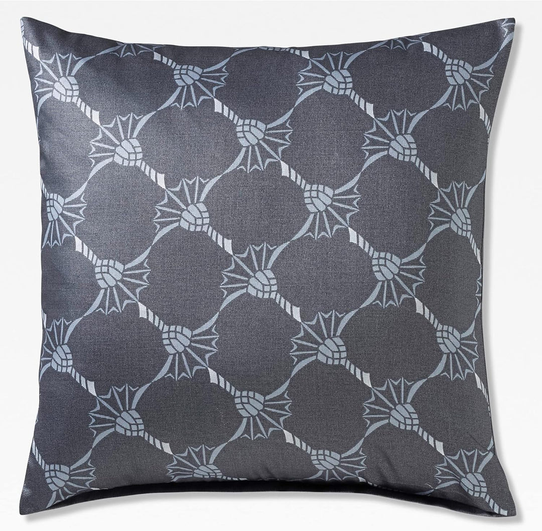 Joop Mako-Satin Nacken-Kissen Cornflower Gradiant - 4059 Fb. 9 - 40 x 40 cm 40x40 Graphit, 40x40 Gra