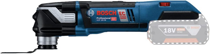 Bosch Professional 18V System Akku Multi Cutter GOP 18V-28 (Oszillationswinkel: 1,4°, ohne Akkus und