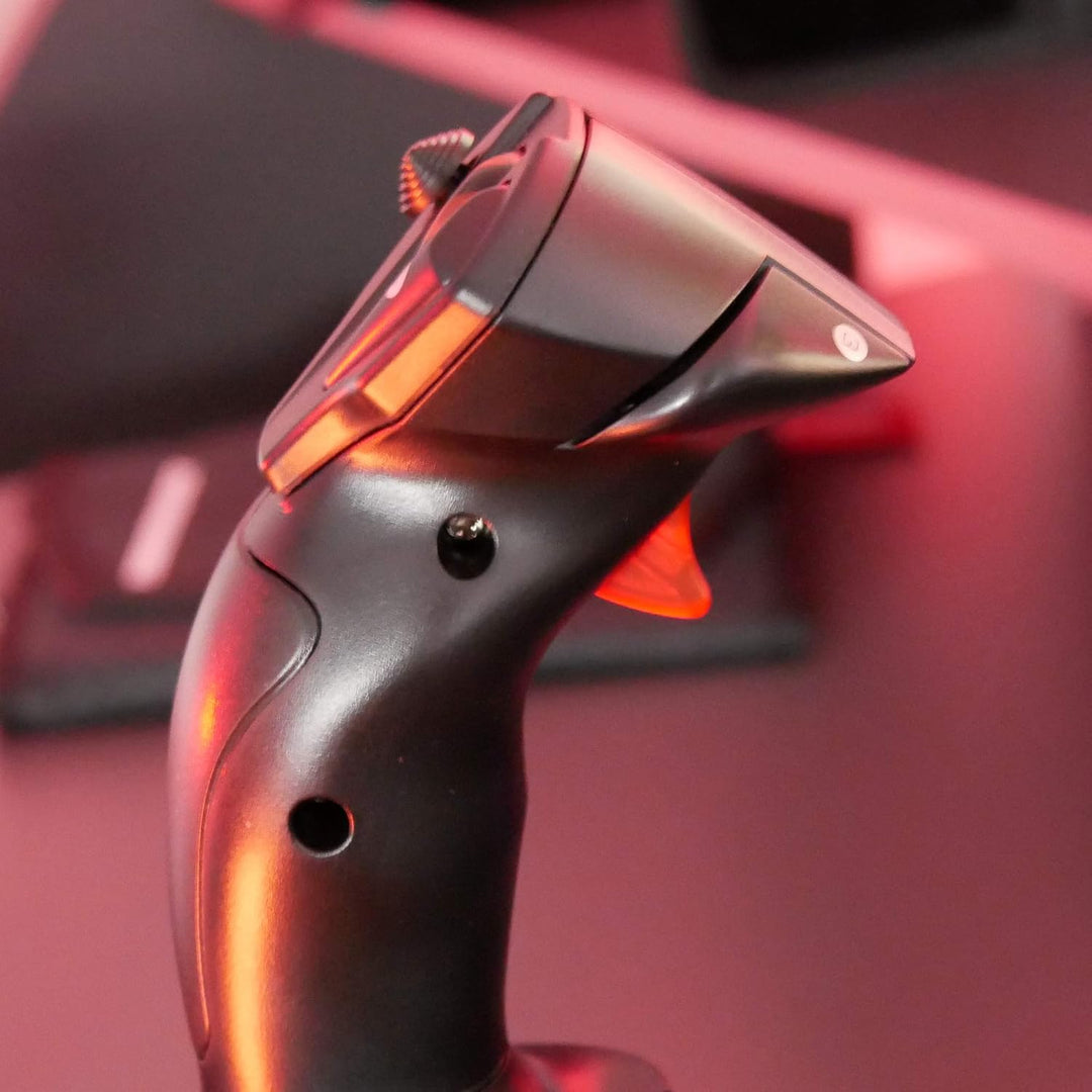 Thrustmaster T.Flight Stick X, Joystick mit Rudersteuerung, umprogrammierbaren Tasten und Achsen, Dr