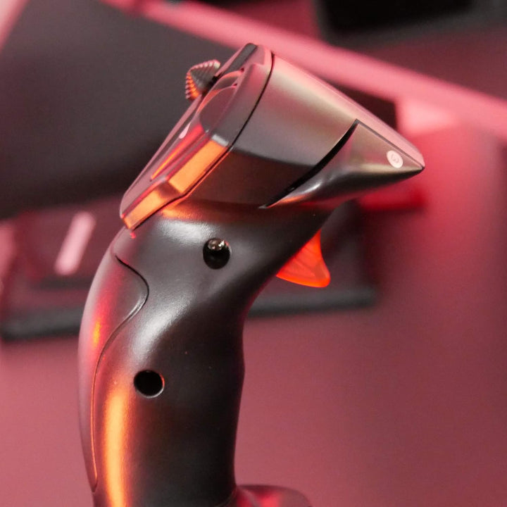 Thrustmaster T.Flight Stick X, Joystick mit Rudersteuerung, umprogrammierbaren Tasten und Achsen, Dr