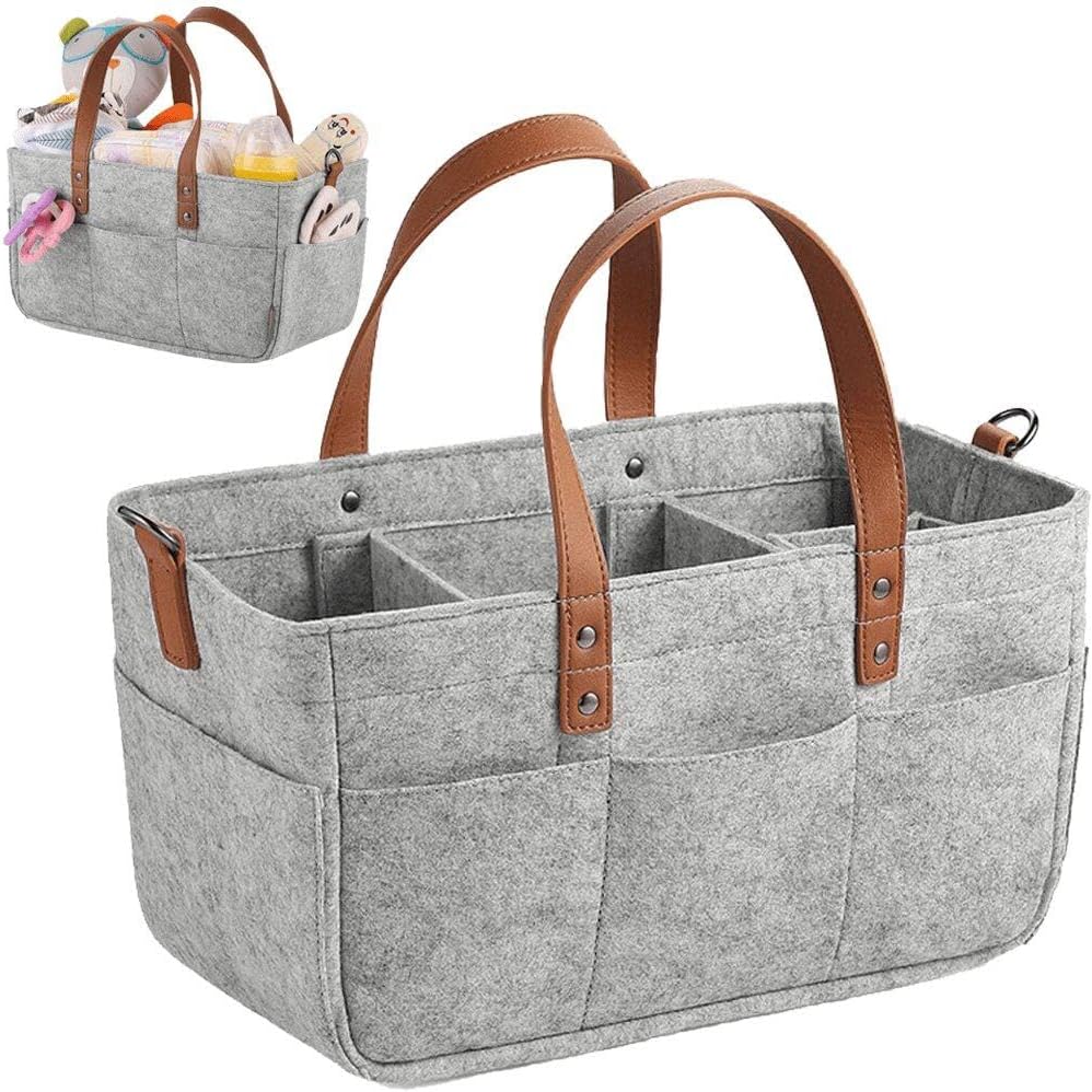 Baby Filz Storage Kindergarten Organizer Korb Infant Wickelbeutel Griff Caddy Wechseln Sie Windel Ki