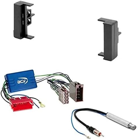 CARAV 11-005-a-12 DIN Autoradio Radioblende Set mit Aktiv Adapter f¨¹r Audi A2 (8Z) 1998-2005, A3 (8