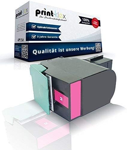 Print-Klex Tonerkartusche kompatibel für Lexmark CX317 CX317dn CX417de CX517de 71B20M0 71B0030 Rot M