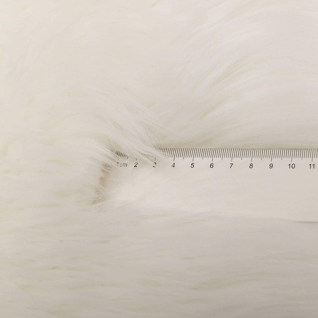 WOLTU Fellteppiche Schaffell, Kunstfell Lammfellimitat Teppich flauschig, Longhair Fell Optik, Dekof