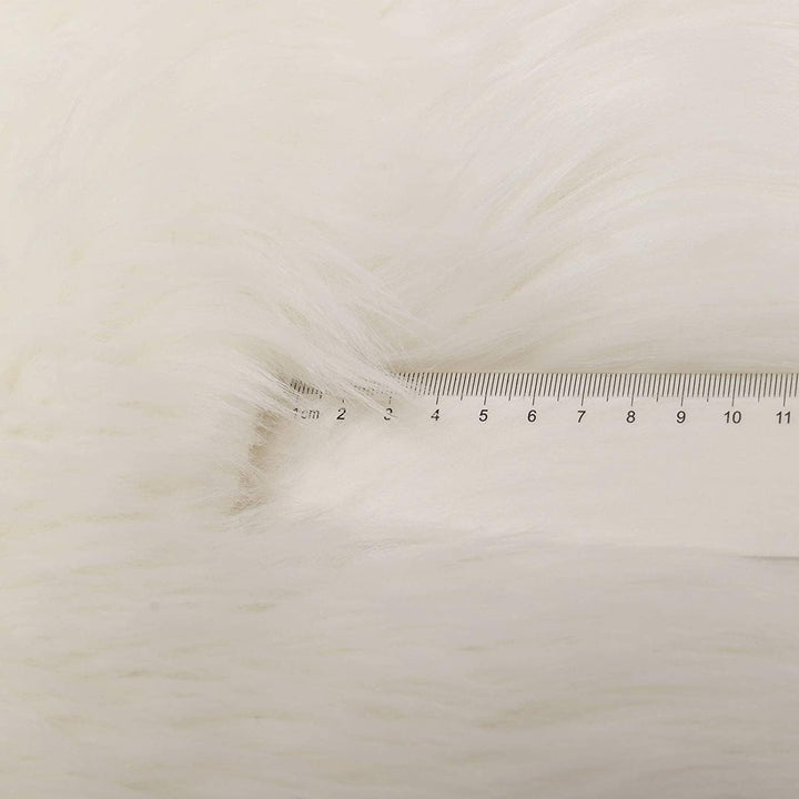 WOLTU Fellteppiche Schaffell, Kunstfell Lammfellimitat Teppich flauschig, Longhair Fell Optik, Dekof