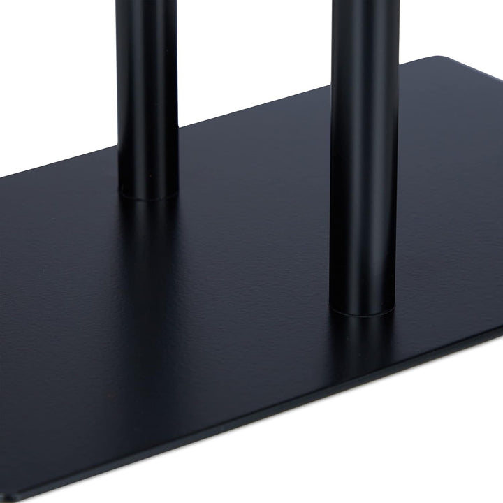 Relaxdays Handtuchständer, Waschlappenständer, HBT: 31 x 28,5 x 12 cm, 2 Stangen, Schmuckständer, Ba