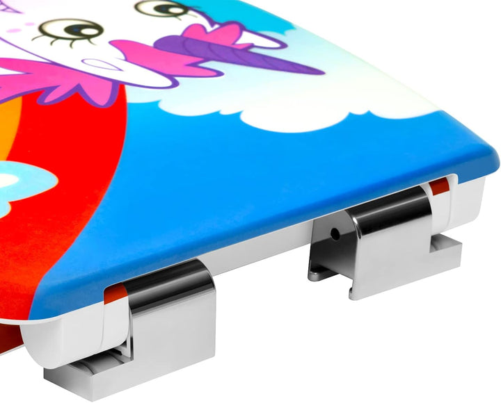 WOLTU WC Sitz mit Absenkautomatik,Toilettensitz Motiv, Toilettendeckel aus Duroplast, Stable Klodeck