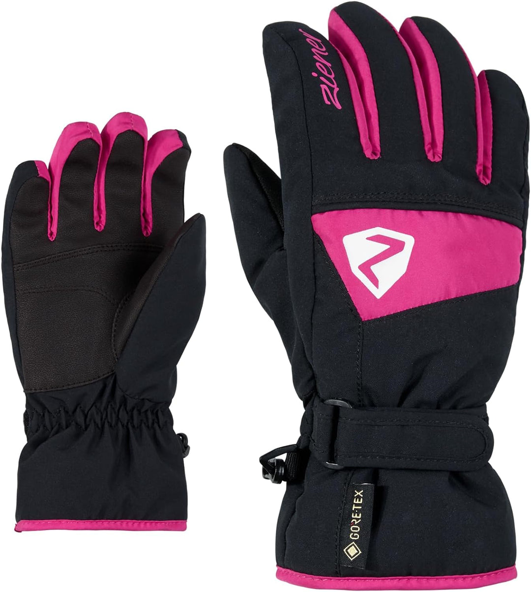 Ziener Kinder Lago GTX Glove Junior Ski-Handschuhe/Wintersport | Wasserdicht, Atmungsaktiv pop pink