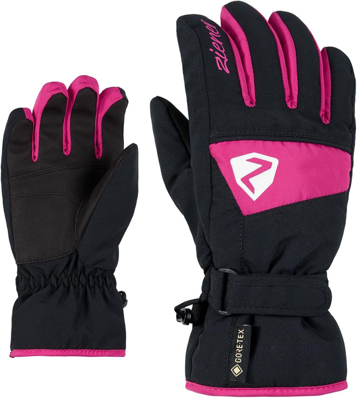 Ziener Kinder Lago GTX Glove Junior Ski-Handschuhe/Wintersport | Wasserdicht, Atmungsaktiv pop pink
