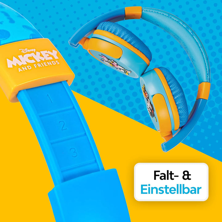 Disney Mickey & Friends Bundle - 7" Pebble Gear Kids Tablet mit Bumper & Kopfhörer, elterliche Kontr