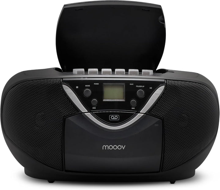 Metronic 477131 CD-/Kassettenradio schwarz, schwarz
