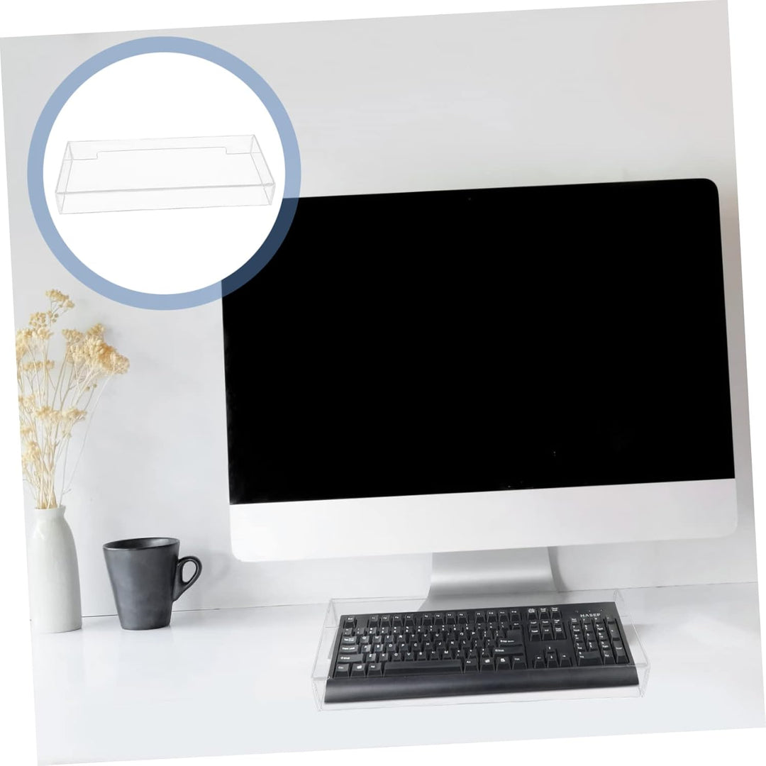 Tastaturabdeckung Transparente Acryl- -Abdeckung, Schutz für Katze, Desktop-, Monitorständer, stauba