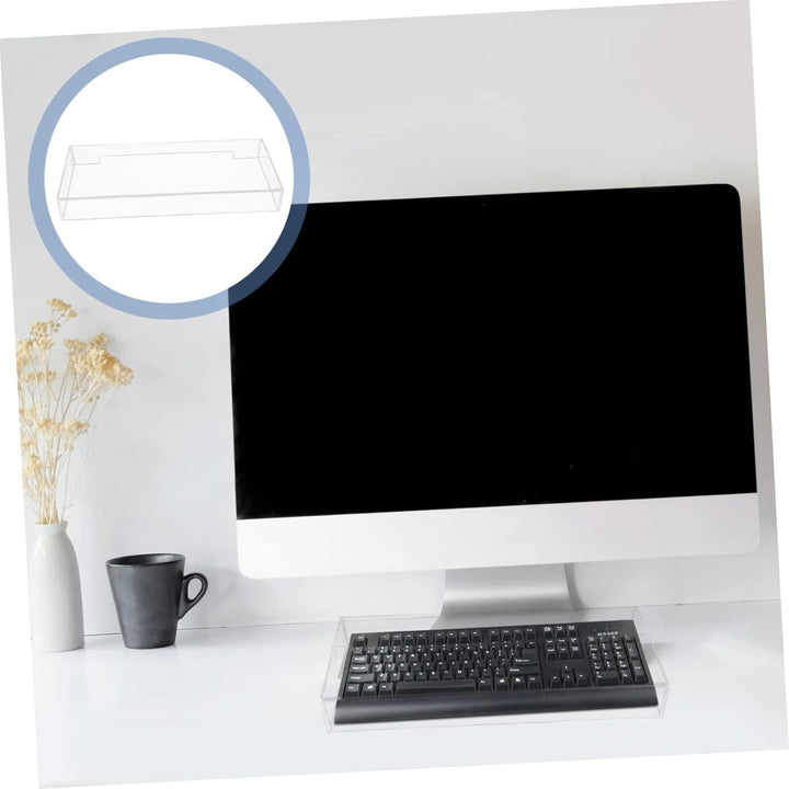 Tastaturabdeckung Transparente Acryl- -Abdeckung, Schutz für Katze, Desktop-, Monitorständer, stauba