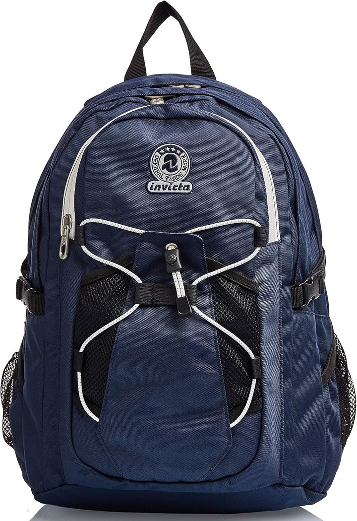 INVICTA ACTIVE BENIN Rucksack aus nachhaltigem Stoff, Praktisch & Unisex, mit Laptopfach, Büro, Reis