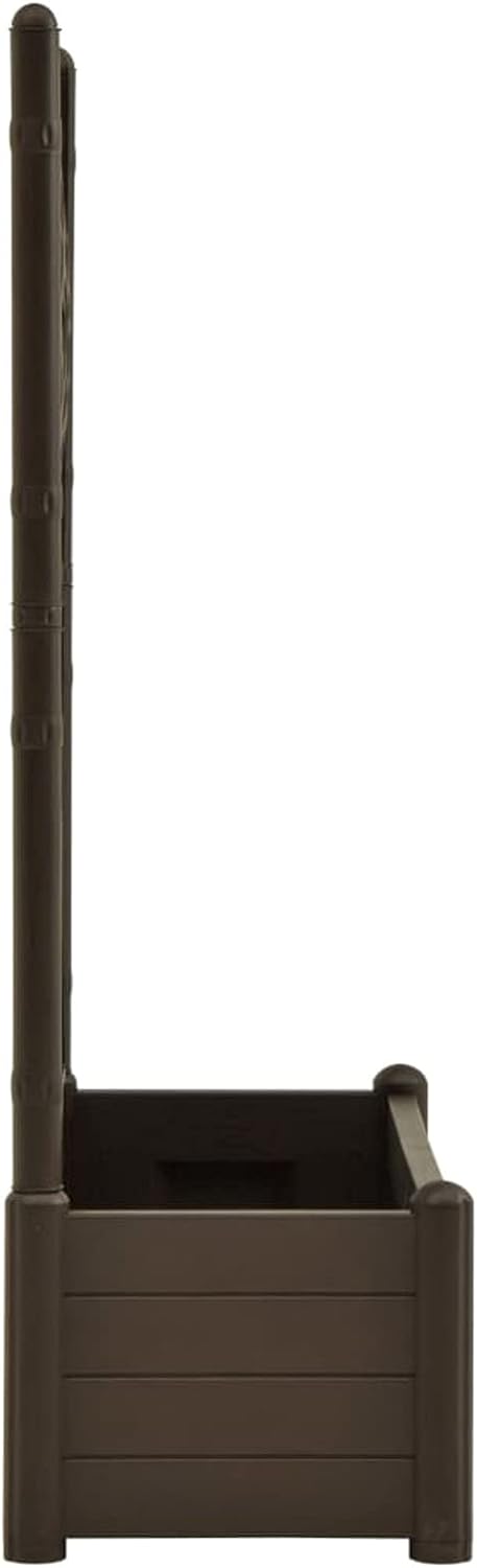 Gecheer Pflanzkübel mit Spalier Blumenkästen Pflanzencontainer Gartenspalier Rankgitter Rankhilfe Pf