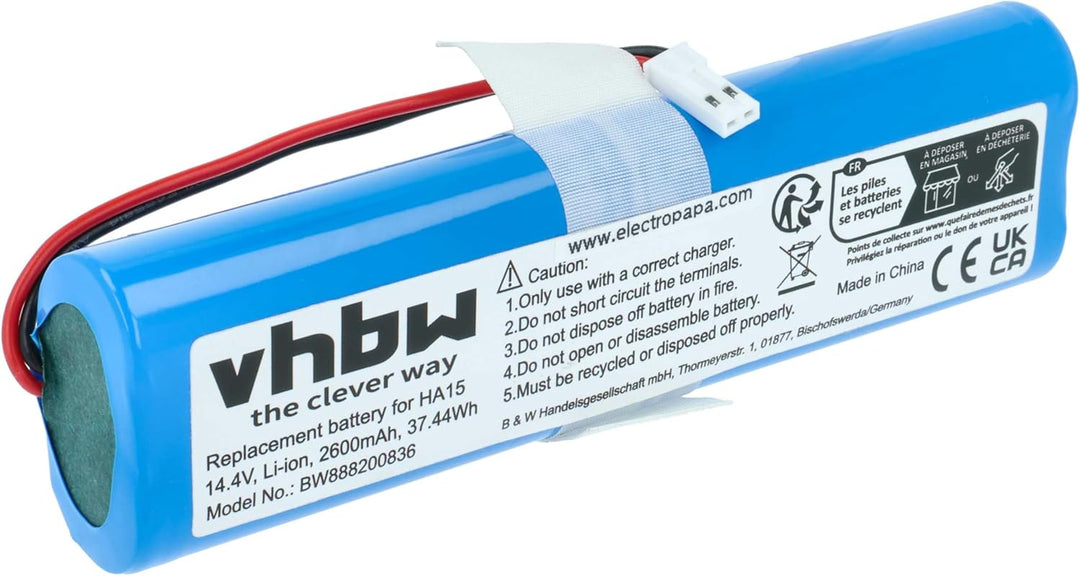 vhbw Akku kompatibel mit iLife V3s Pro, V50, V5s Pro, V8s, X750 Staubsauger Home Cleaner Heimroboter