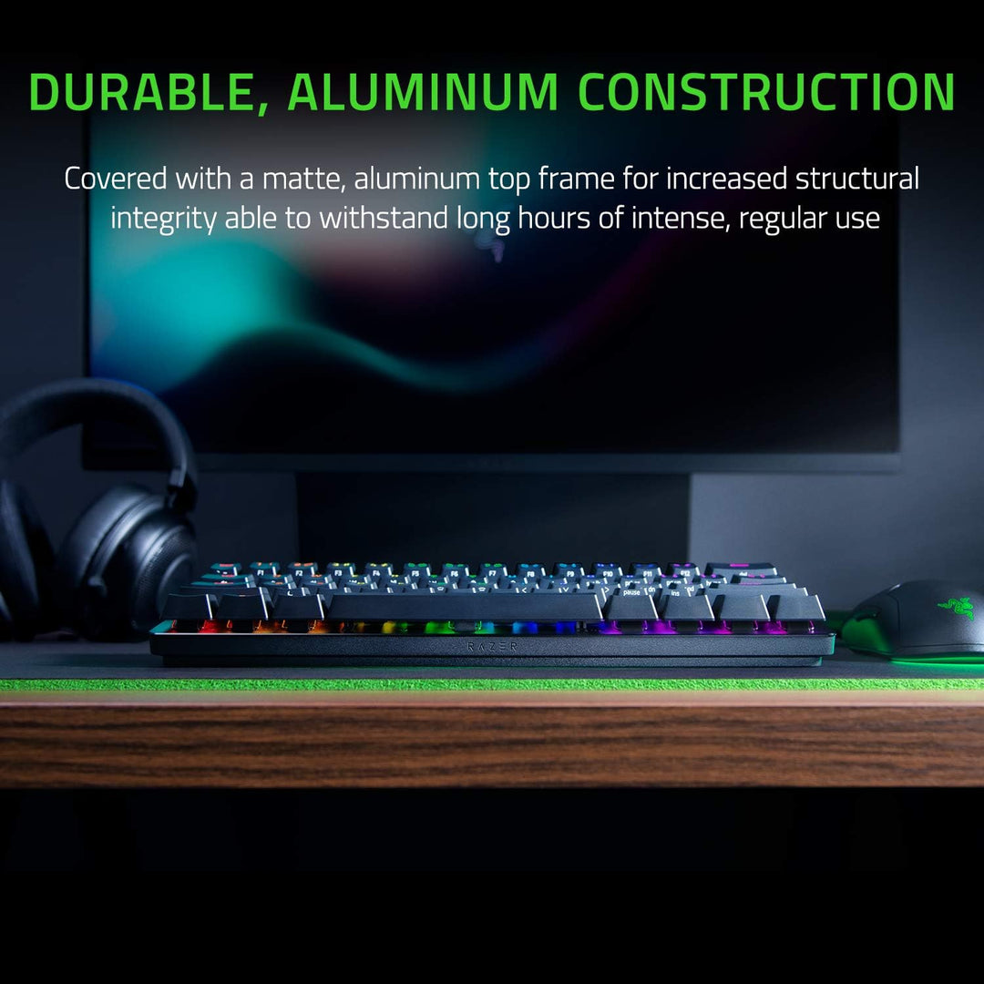 Razer Huntsman Mini (Red Switch) - Kompakte 60% Gaming Tastatur mit schnellen linear opto-mechanisch