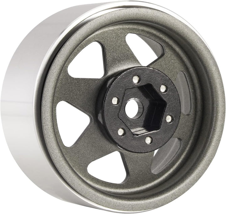 INJORA 1.9 Beadlock Felge Offset -8.9mm Metall Deep Dish Nabe für 1/10 RC Crawler Car TRX4 Axial SCX