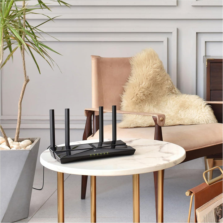 TP-Link Archer AX23 AX1800 Dual-Band Wi-Fi 6 Router (1201 Mbit/s 5 GHz, 574 Mbit/s 2,4 GHz, 4 × Giga